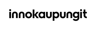 Innokaupungit logo musta