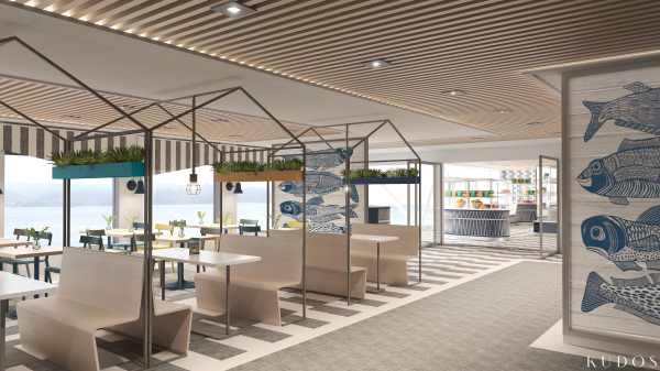 Kvarken Ferry Family Cafe 110718 4K