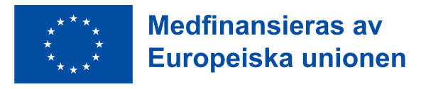 SV Medfinansieras av Europeiska unionen PANTONE