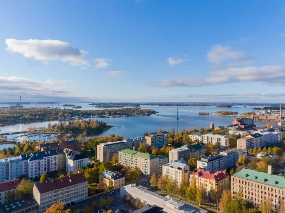 Vaasan kaupunki Syksy ilmasta